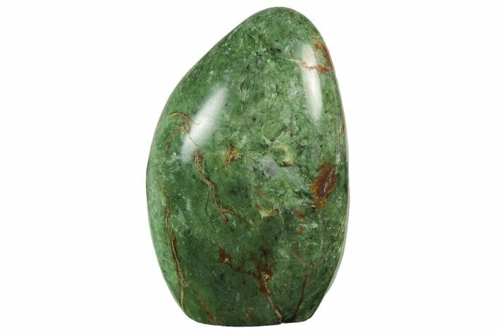Free-Standing, Polished Green Chrysoprase - Madagascar #230233